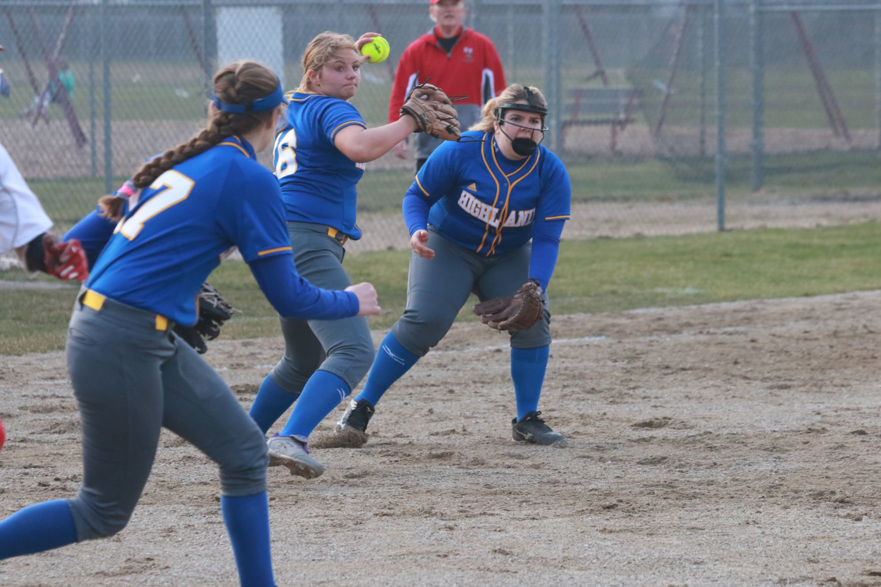 Gallery: Prep softball - Highland at Kankakee Valley